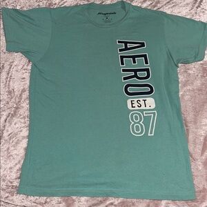 Aeropostale Men's Mint Graphic Tee